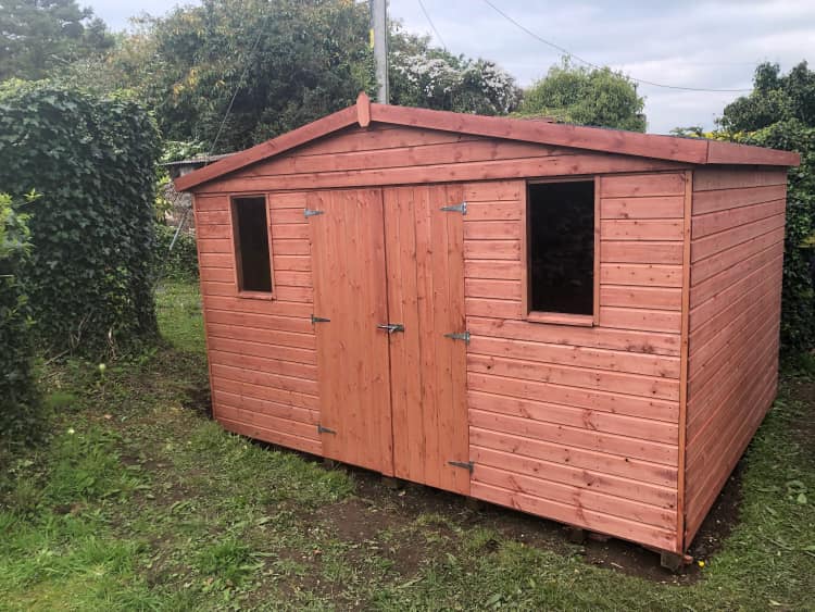 12x10 widegates - dave's sheds